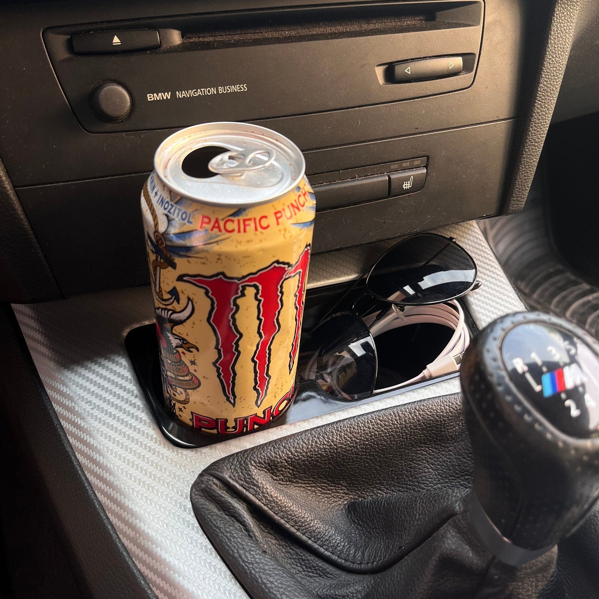 Cup Holder with Integrated Storage Tray for BMW 3 Series (E90–E93) - Exact Designs