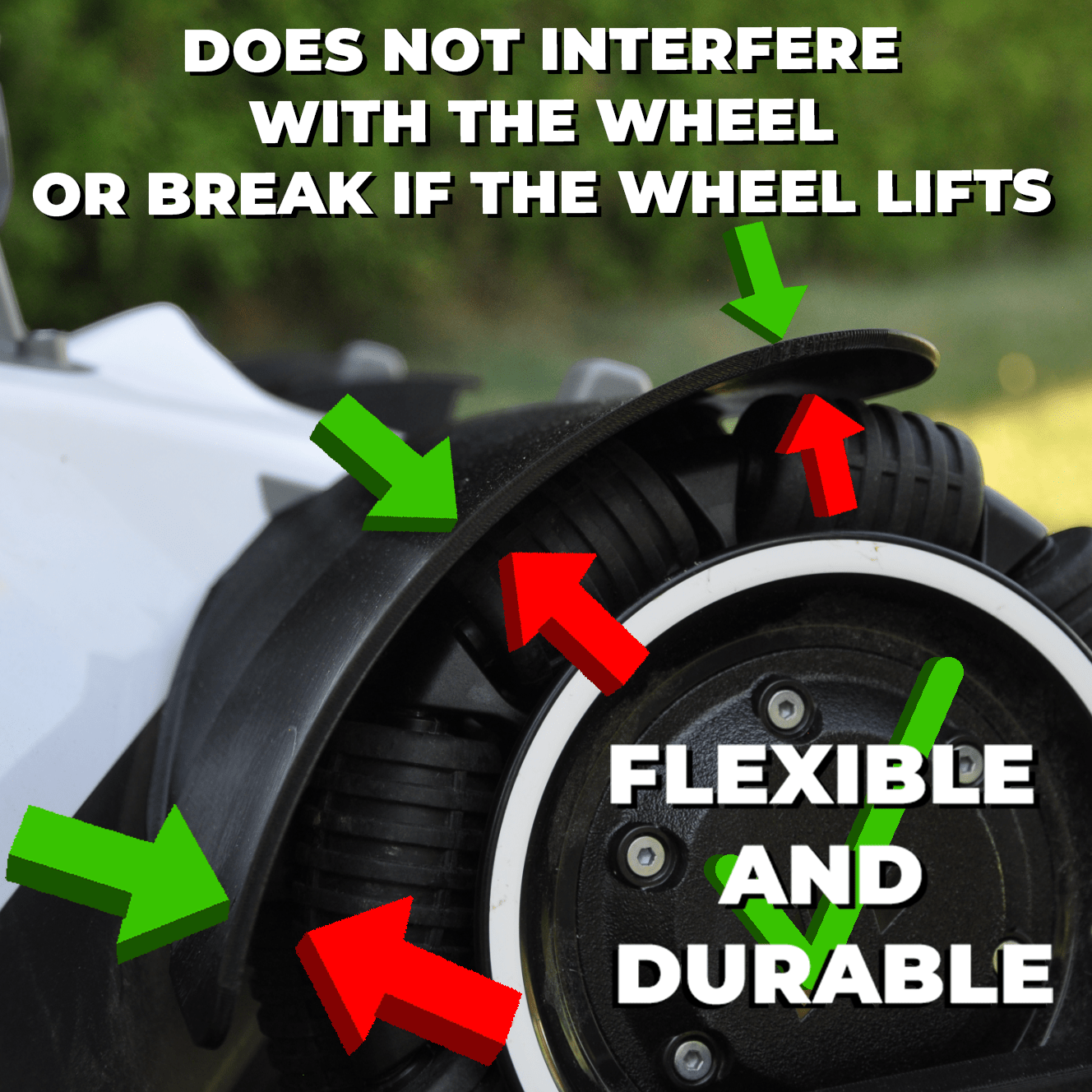 Schutzkotflügel für Mähroboter Mammotion Luba 1, 2 & 2X - Exact Designs