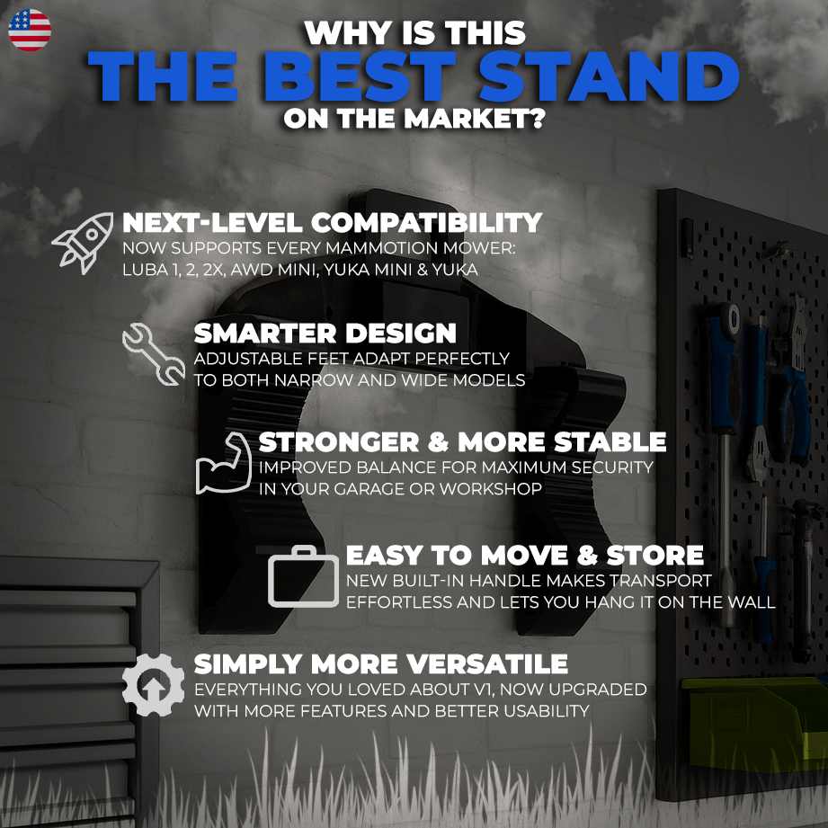 Universal - Ständer für Mammotion Mähroboter V2 - Exact Designs